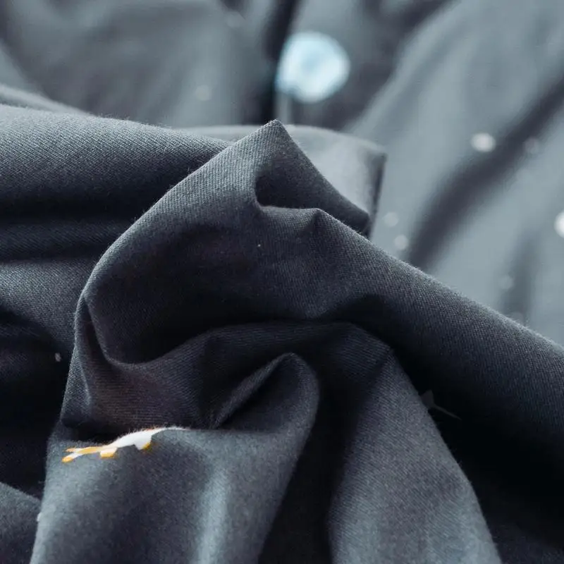 

Cartoon Planet bed linens comforter 100% cotton bedding sets luxury grey Duvet Cover Bed Sheets kids queen king size 3/4pcs