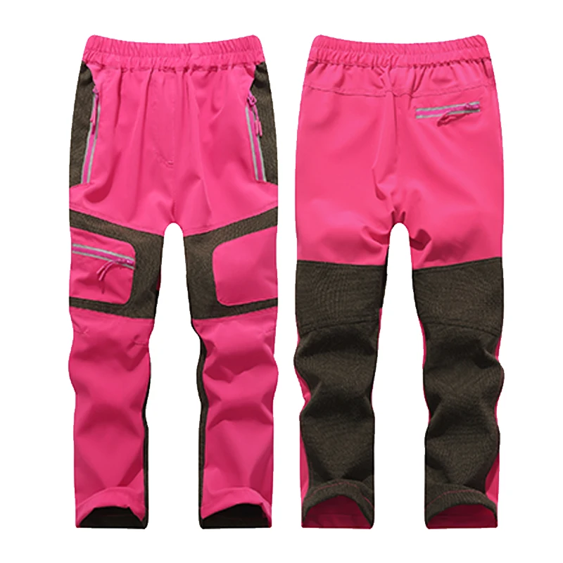 

2019 Summer Autumn Kids Outdoor Quick Dry Hiking Pants Boy Girl Camping Ultralight Elastic Breathable Thin Trousers Sportswear