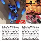 4 шт., наклейки для ногтей в тропическом стиле