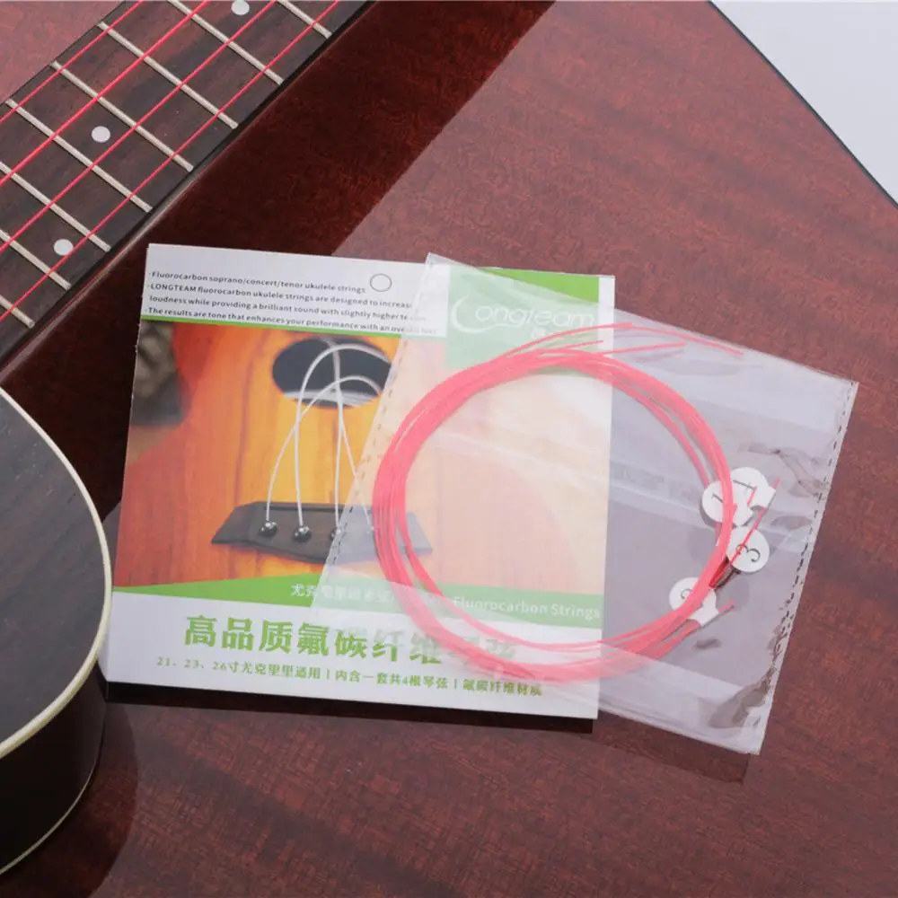 Longteam Гавайские гитары укулеле углерода строки Фтороуглерод Волокно для 21/23/26