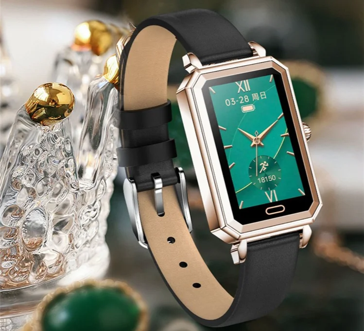 

Women's smart for huawei watch 2 new girlfriend lover gift micro wear heart rate waterproof HT2 Women's small green watch Sale