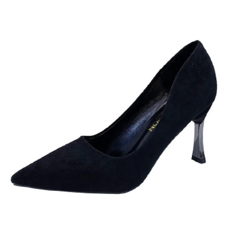 

2020 Весенняя новинка Женская обувь на высоком каблуке по шкале Мооса удобные и дышащие, с закрытым носком, комплект на носке и женская обувь