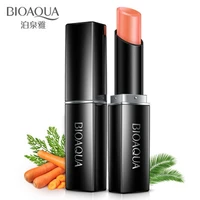 bioaqua carrot natural lip balm aloe moisturizing lip cream colorless refine repair lip wrinkles lip care 3 8g