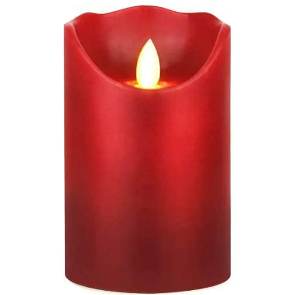 

LED Simulation Swing Candle With 10-key Remote Control Function 4 Timer Setting Modes Safe And No Fire