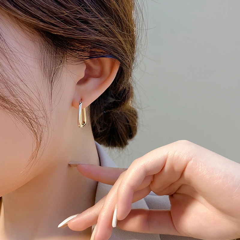 Южнокорейские модные элегантные высококачественные металлические квадратные