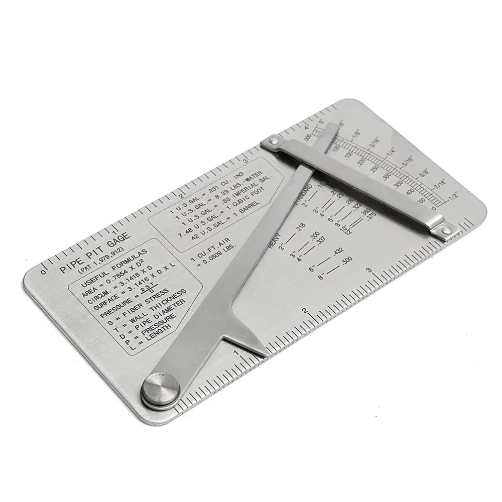 

Pipe Pit Gage Welding Gauge Test Ulnar Pipeline Concave Inspection Ruler Tool
