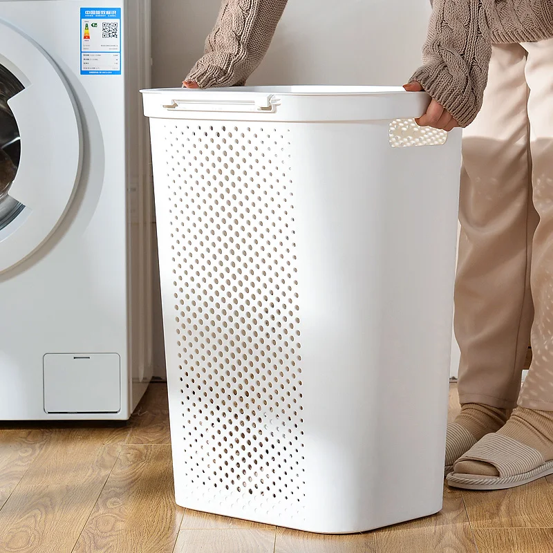 

Extra Large Covered Clothes Laundry Basket Storage Basket Dirty Clothes Hamper Laundry Basket Bathroom Toy Storage Basket