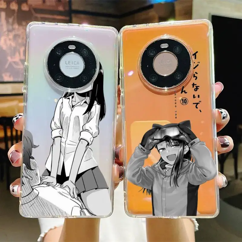 

Nagatoro San Anime Aesthetic Phone Case For Huawei P 20 30 40 pro lite Psmart2019 Honor 8 10 20 Y5 6 2019 Nova3E
