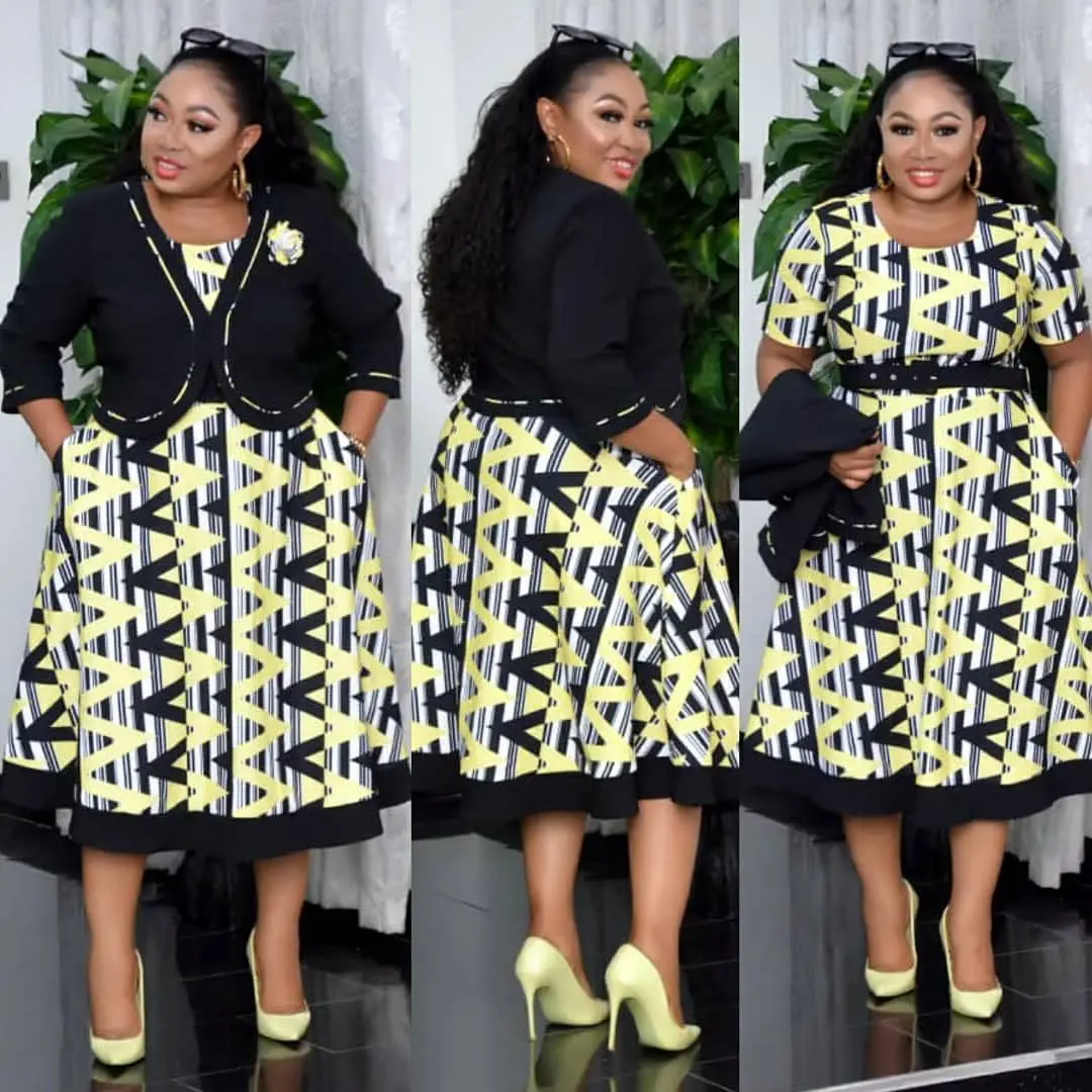 4 шт. женские африканские платья Осень-зима | Тематическая одежда и униформа