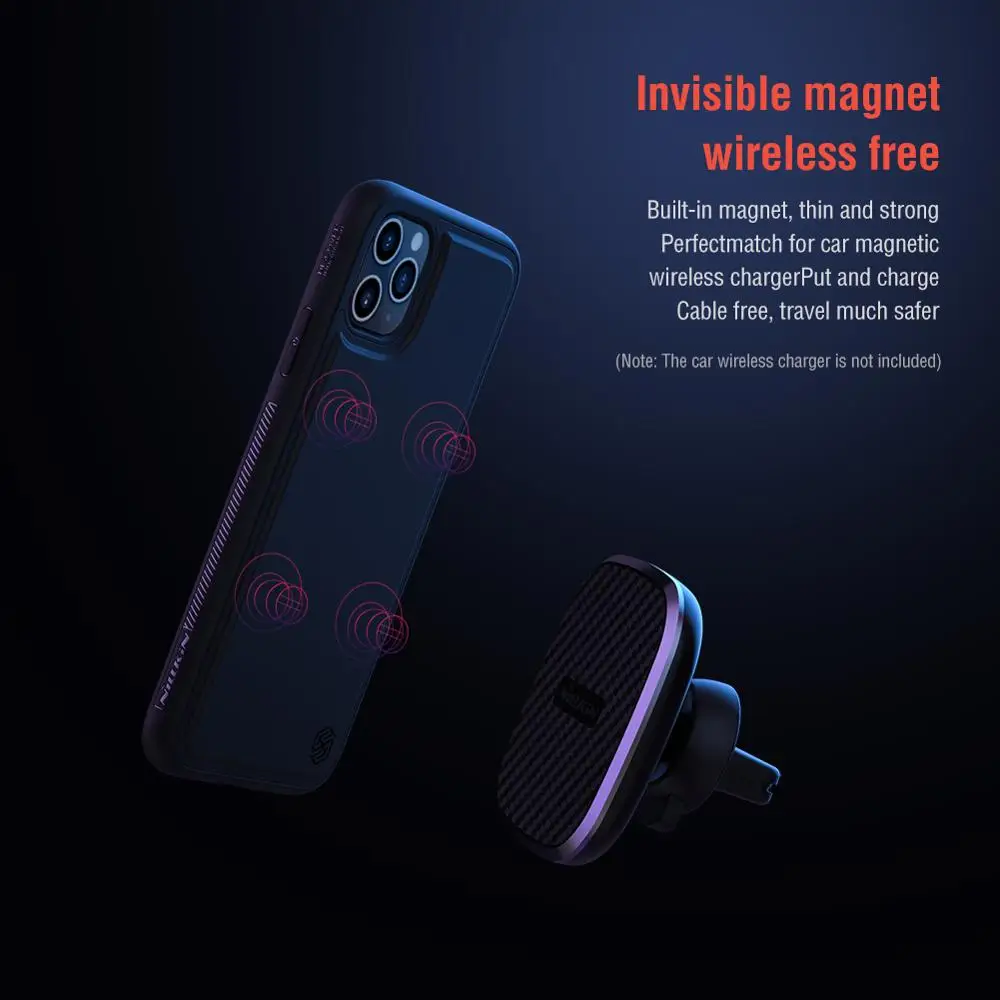 For iphone 11 case NILLKIN Magic Pro QI Wireless Charging Receiver Back Cover Funda Max cover | Мобильные телефоны и