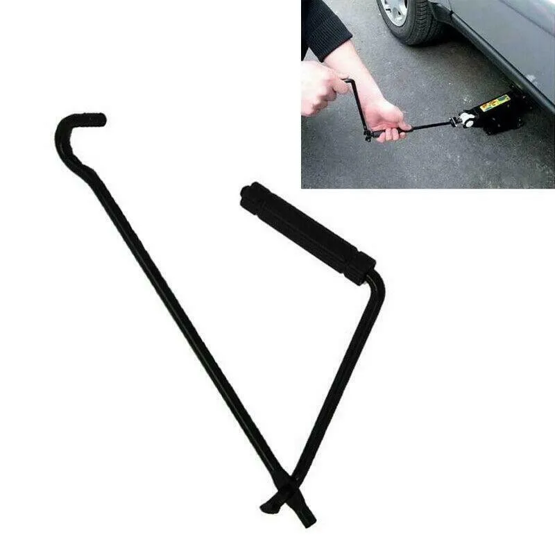 

Speed Crank Handle Tool 42cm Wheel Accessory Wrench Black For Scissor Jack