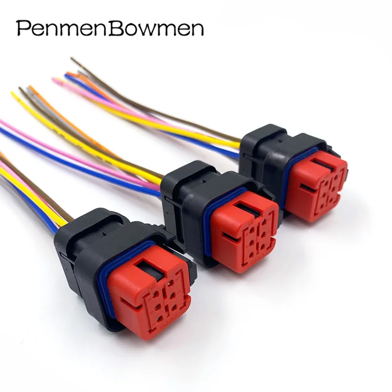 

6Pin Automotive Waterproof Connector Car Wiring Harness EGR Valve Plug DJ3062-1.6-21 With 18 AWG Cable
