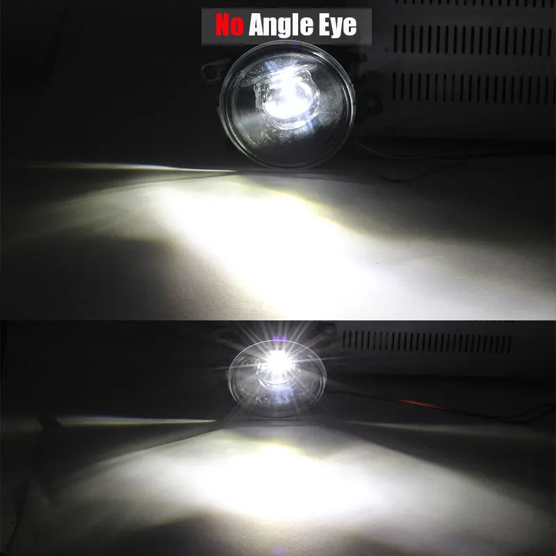 No Angel Eye Cawanerl для Nissan Murano Z51 автомобиля H11 светодиодный лампы Противотуманные фары светильник комплект Ангел глаз DRL 4000LM 12V 2007 2008 2009 2010 2011 2012 2013 - Цвет: No Angel Eye
