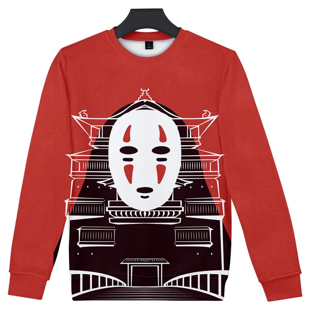 

Anime Spirited Away No Face Man 3D Print Oversized Hoodies Harajuku Long Sleeve Pullovers Crewneck Sweatshirt Casual Tracksuit