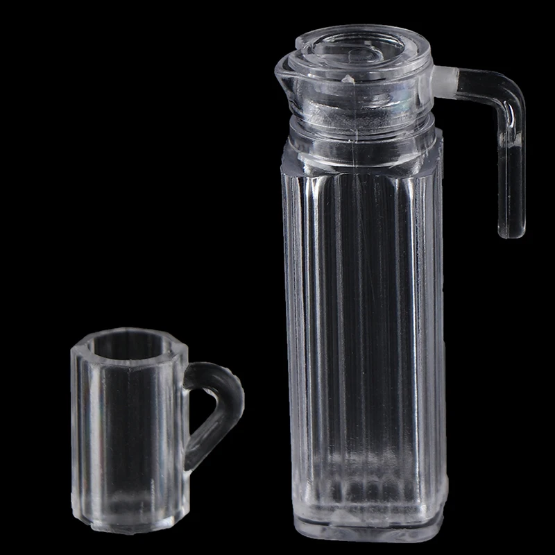 1/12 кукольный домик Миниатюрный Мини чайник и чашка набор модельных аксессуаров