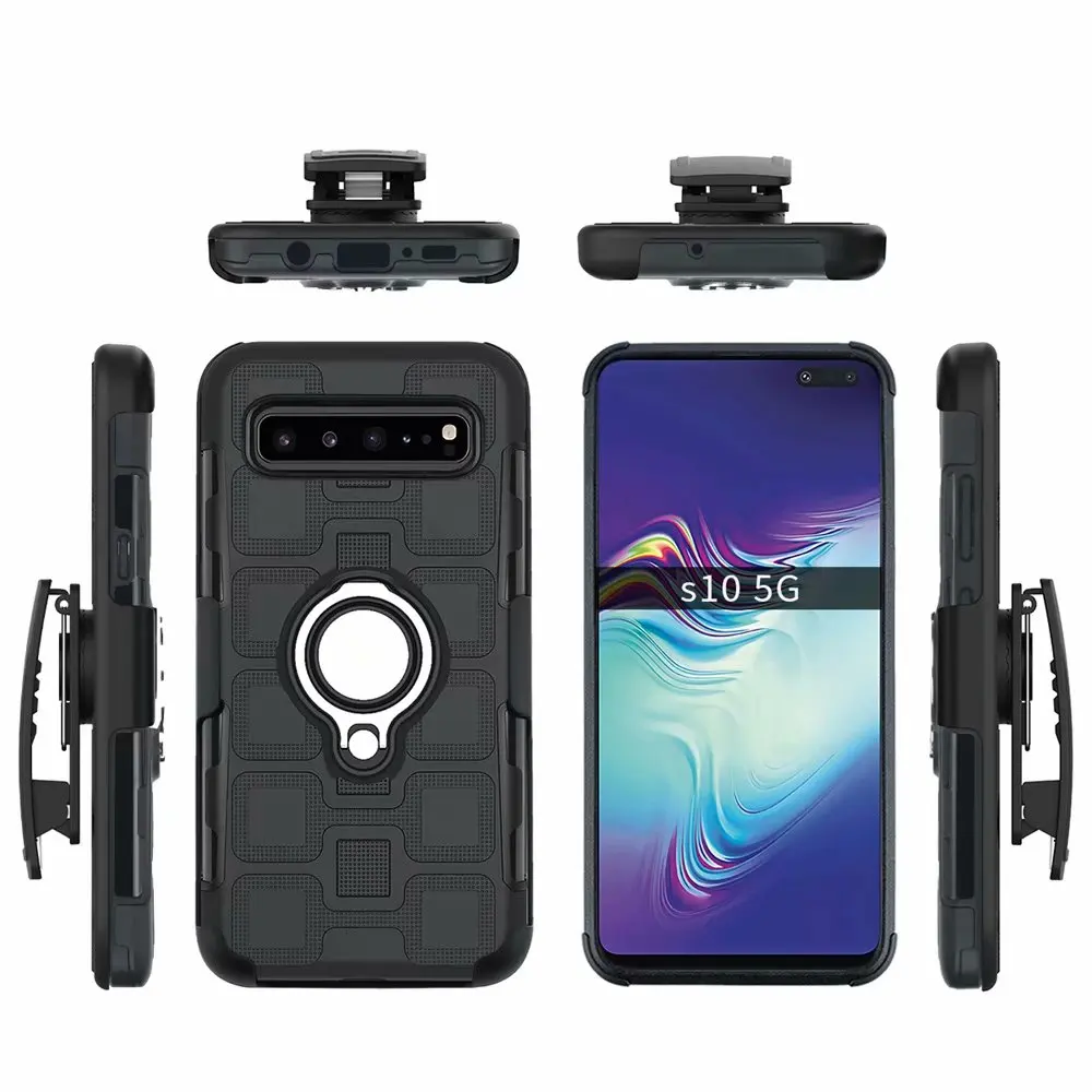Чехлы для Galaxy S10 Plus гибридный жесткий чехол с магнитным креплением в автомобиле