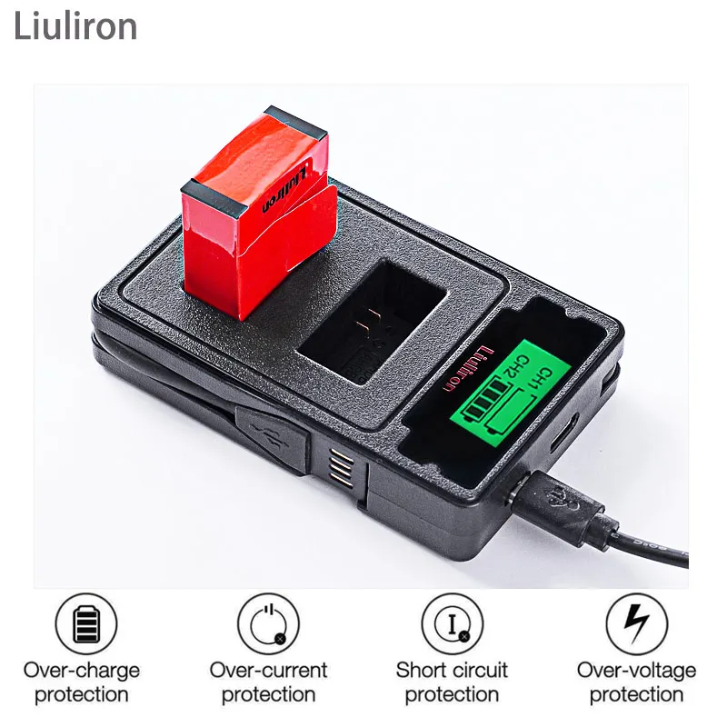 Аккумулятор с высокой емкостью bateria hero 3 gopro hero3 + TYPE-C Зарядное устройство USB