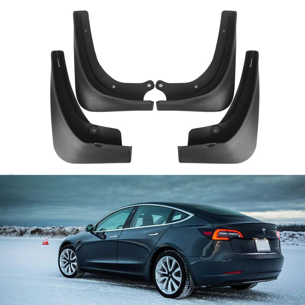 Брызговики для автомобиля Tesla Model 3 4 шт./компл. брызговики пыленепроницаемые