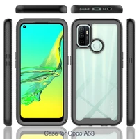 phone case for oppo a53 a93 shockproof armor bumper back cover for oppo a53 a93 anti fall protection case funda