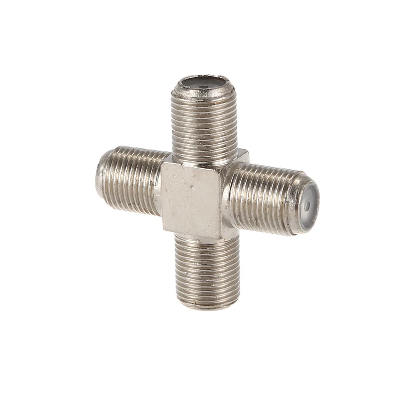 5-Pack 4-полосный F-Type коаксиальный кабель сплиттер Combiner Female to 4 для видео