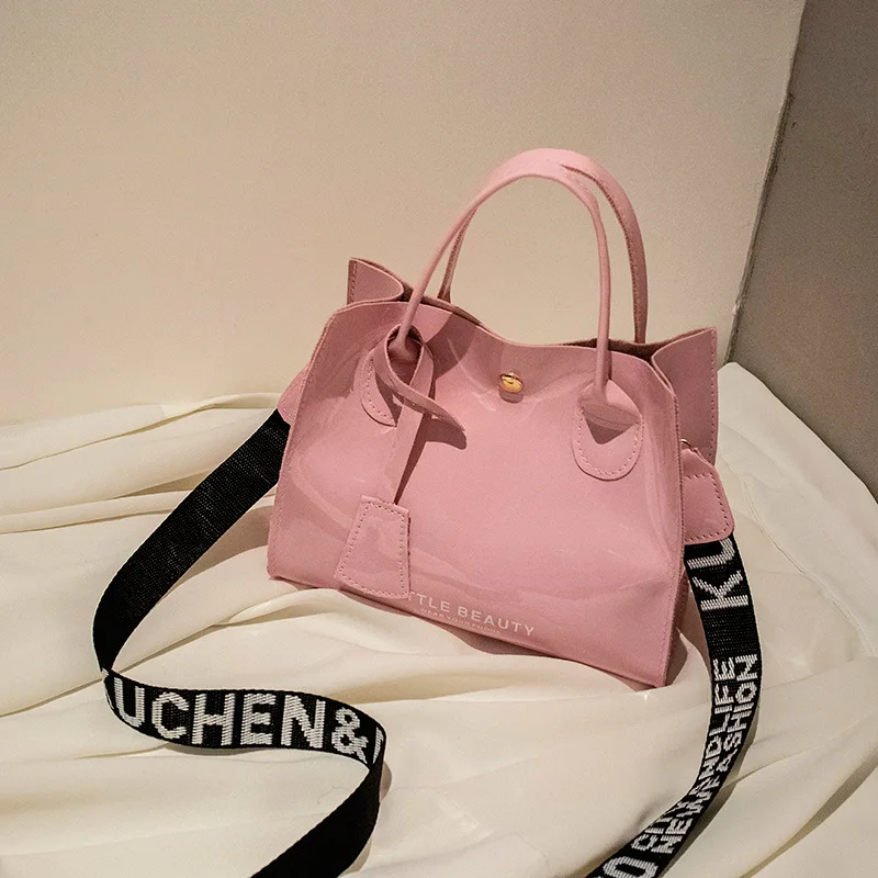 

Hot New Fashion Portable Women Bag Shoulder Messenger Printing Wide Shoulder Strap Mobile Phone Bags Sen Series Trendy Small Bag