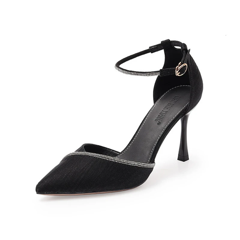 

Туфли На Шнуровке Для женщин, модные туфли на высоком каблуке, с острым носком, в Корейском стиле