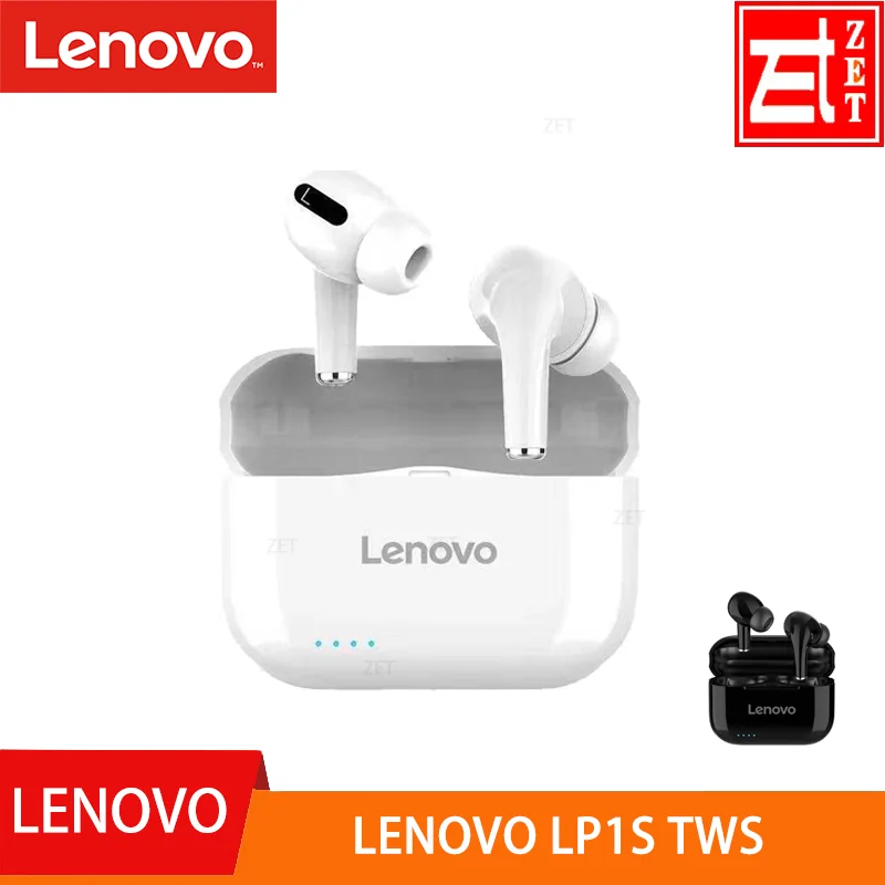 Оригинальные беспроводные наушники Lenovo LP1S TWS Bluetooth обновленная версия 5 0 двойное