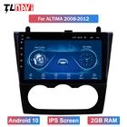Андроид 10 9-дюймовый автомобильный радиоприемник с навигацией GPS для 2008-2012Nissan Teana Altima Авто AC мультимедийный плеер поддерживает OBD DVR