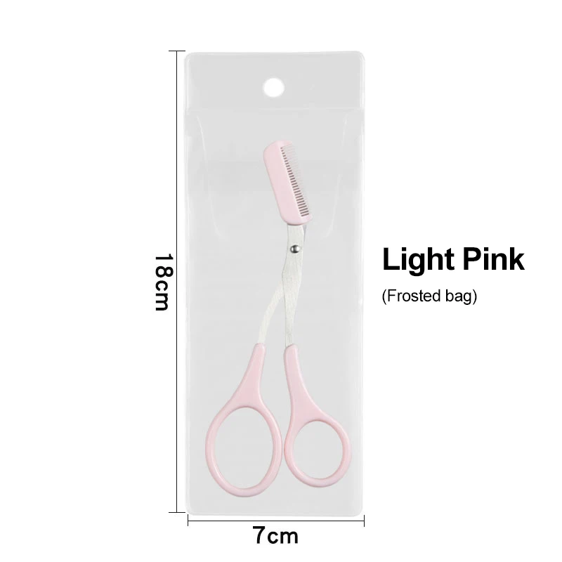 

Eyebrow Trimmer Scissor Stainless Steel Eyebrow Trimming Knife With Detachable Comb Eye Brow Shaper Blades Makeup Accessories