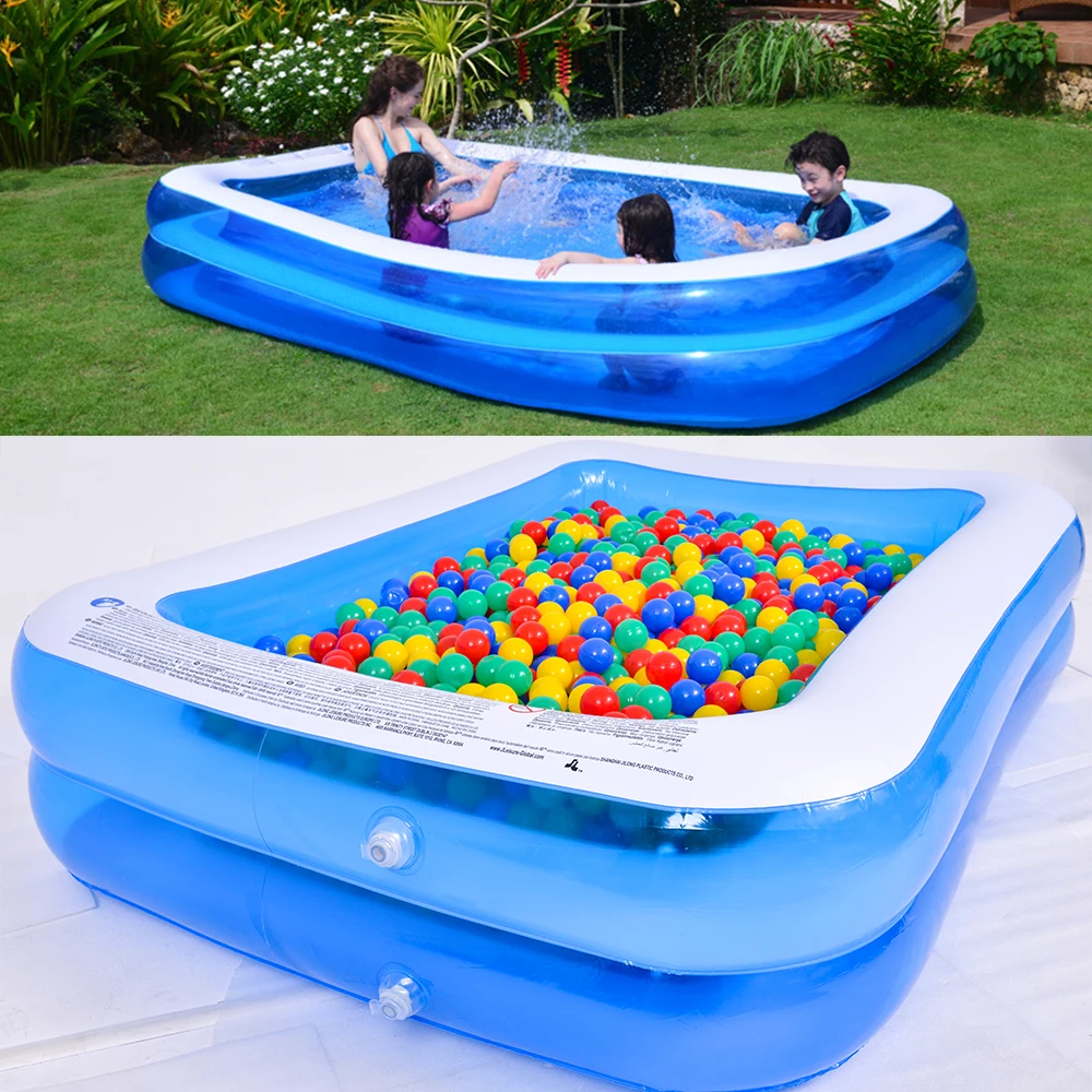 

110-181CM Kid Summer Thickened Inflatable Swimming Pool Family Adult Play Bathtub Outdoor Indoor Water Bathing Tub Home Children