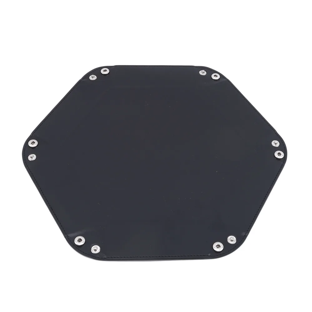 8 цветов из искусственной кожи складной шестигранный кости лоток фиолетовый