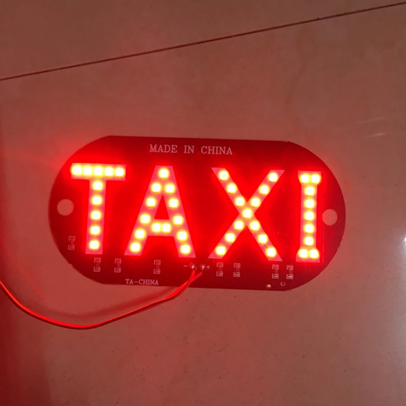 1 шт./лот 12V такси светодиодный автомобиль ветрового стекла кабины индикаторная