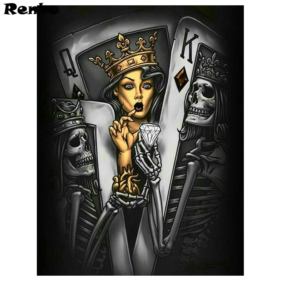 Полностью квадратная круглая 5d алмазная живопись сделай сам вышивка крестиком