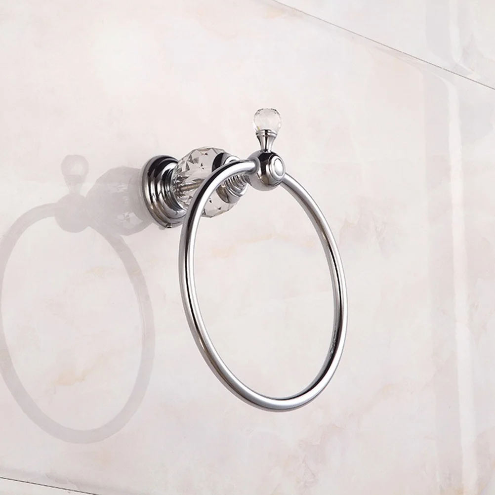 

Refined Copper Towel Ring Wall Mounted Towel Holder Pendant Bathroom Rings