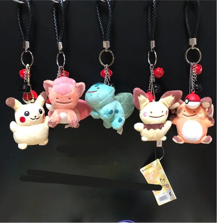 TAKARA TOMY натуральная кожа с принтом Покемон Пикачу Vulpix Бульбазавр Pichu плюшевый