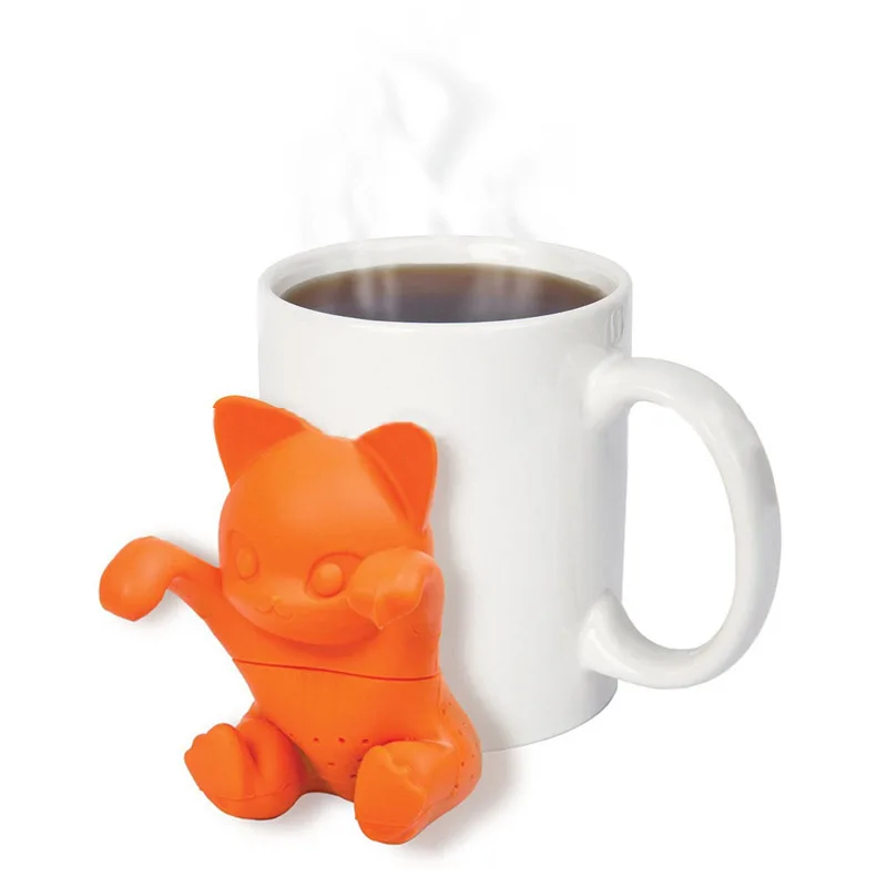 Силиконовые многоразовые оранжевые чайные заварки аксессуары для чайника