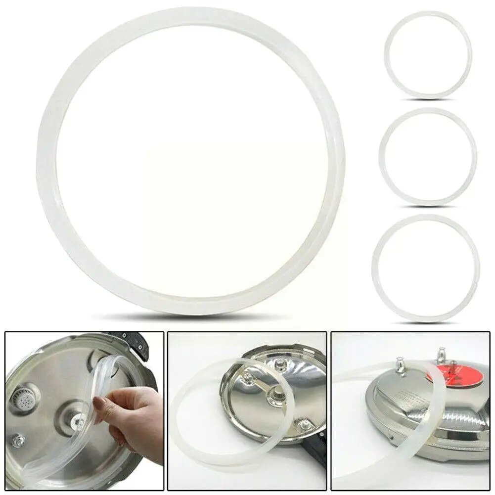 

New Arrival Replacement Silicone Pressure Cooker Gaskets Rubber Clear Electric Pressure Cooker Gasket For Kitchen Tools J7F4