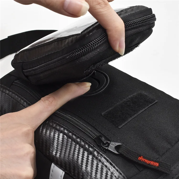 

WOSAWE Motorcycle Leg Bag Waist BackPack Touch Screen Motocross Racing Side Bags Riding Travel Wear-resistant Night Reflective