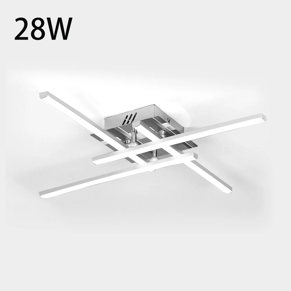 $14.53 Ceiling Lamp Led Modern 14w 21w 28w Straight Ceiling chandelier Lighting luminar Kitchen Ceiling Lights For Bedroom Living Room