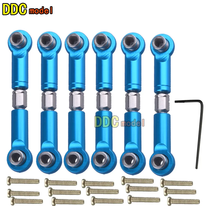 Новые Wltoys A949-B A959-B A969-B A979-B K929-B RC автомобиль Запасные части обновления металлическими шестернями и высоким крутящим комплект или дифференциальное Резервное копирование и все виды запасных частей - Цвет: A set of pull rods