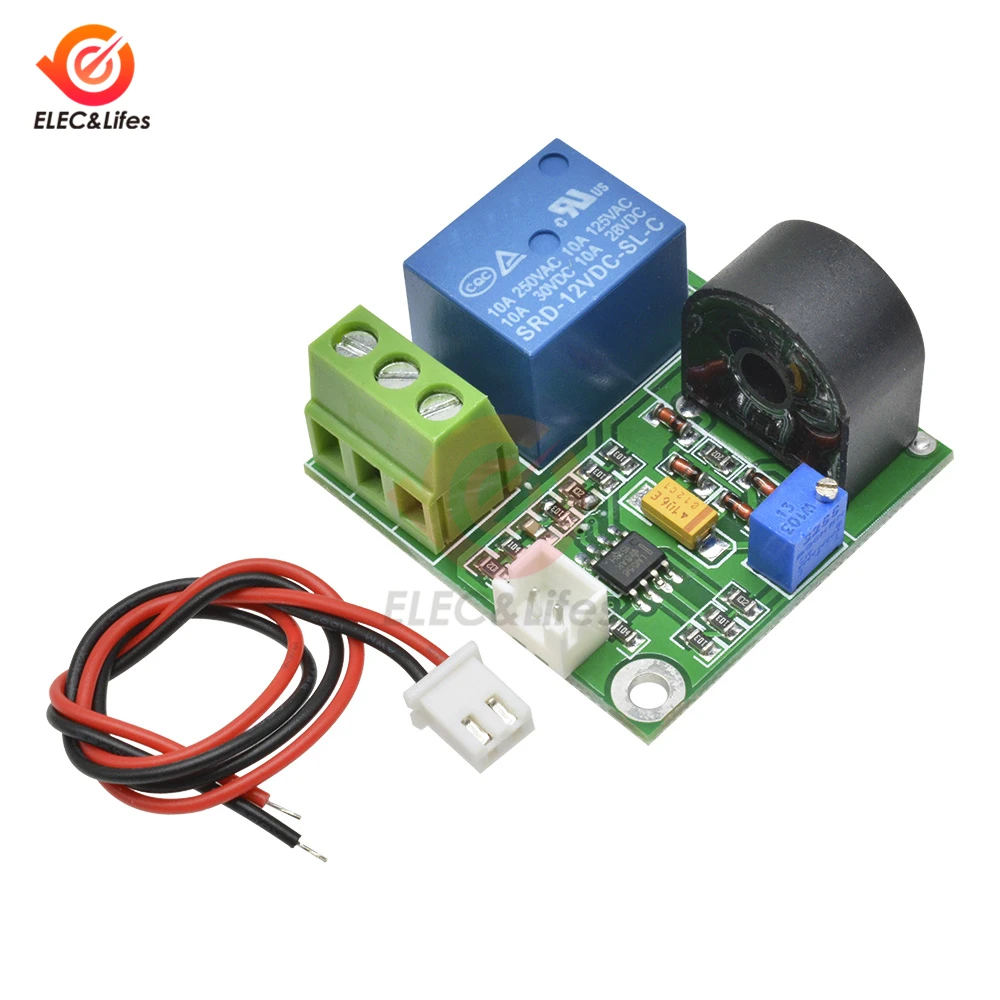 Max 5A AC Ток Модуль датчика обнаружения DC 5 в 12 В 24 в 0~ 5A реле защиты от перегрузки по току Модуль сигнала переключатель выход амперметр