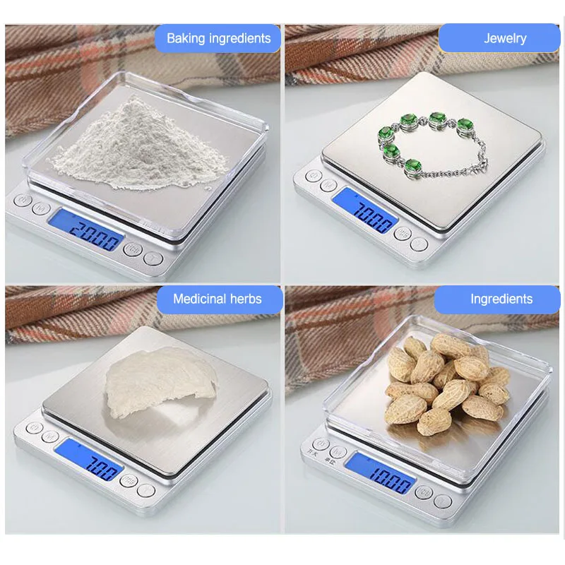 Цифровые весы мини электронные Кофе с таймер обратного отсчета бытовые 1кг 2кг 3кг