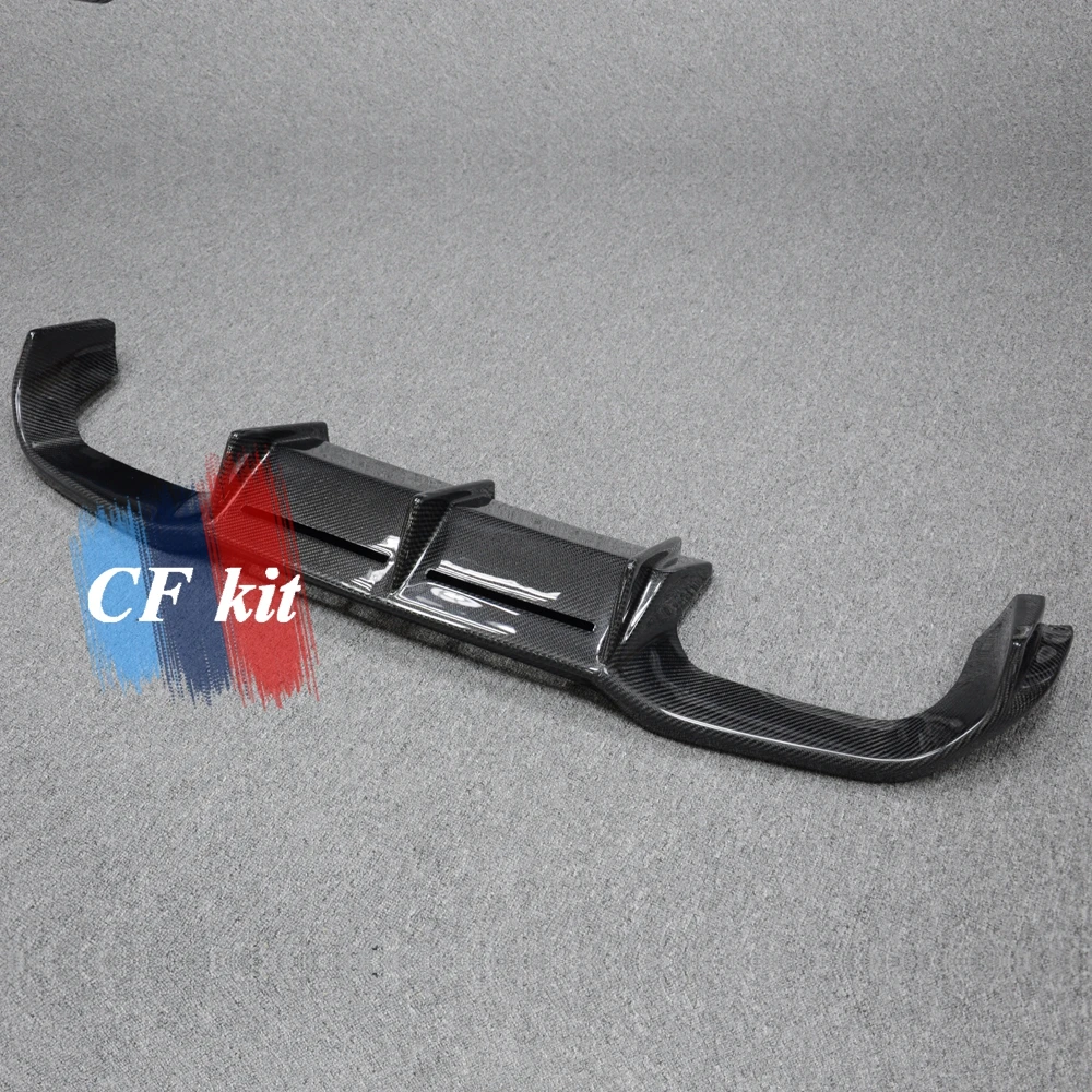 Комплект CF из 3 предметов F87 M2 задний диффузор углеродного волокна бампер