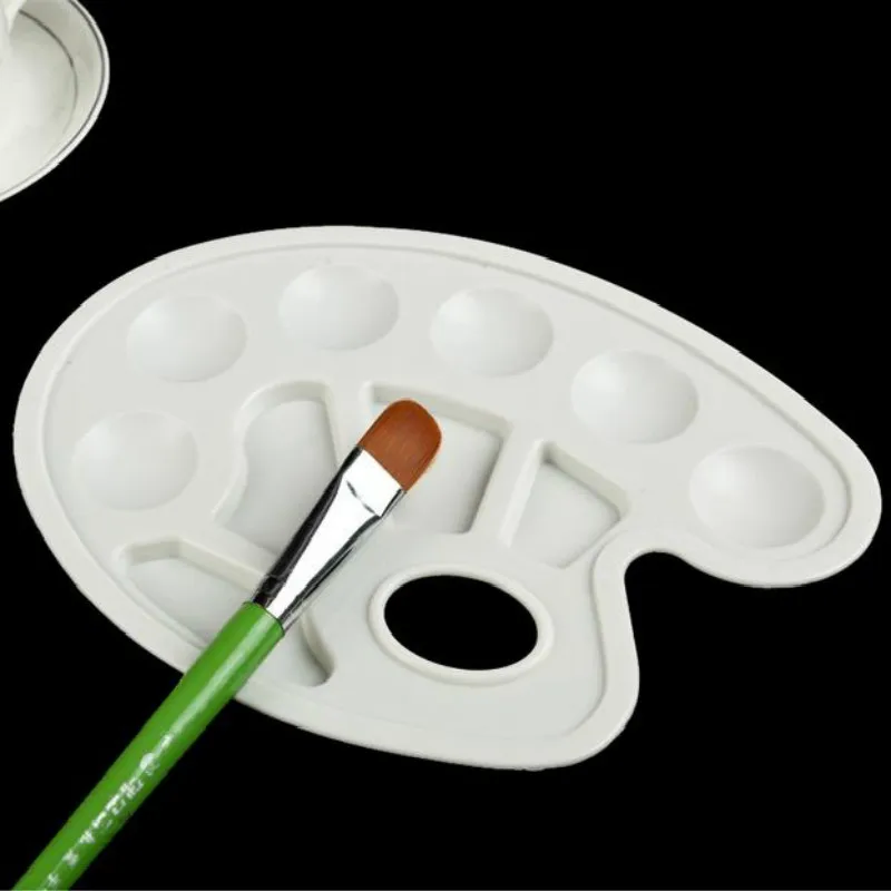 Палитра для рисования пластиковый лоток акварелью с отверстием большого