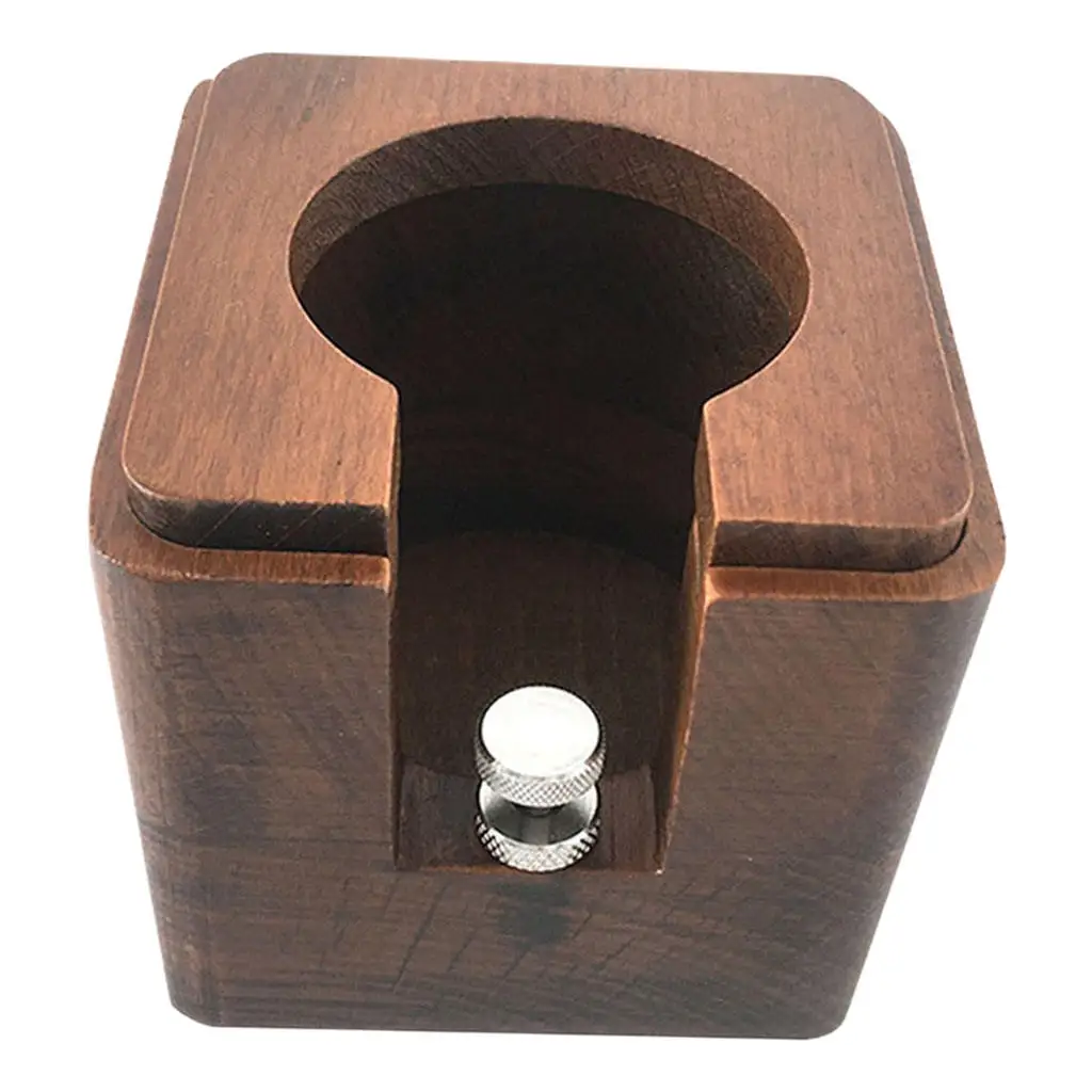 

Barista Wooden Coffee Tamper Holder with Lid for Cafe Coffee Accessories