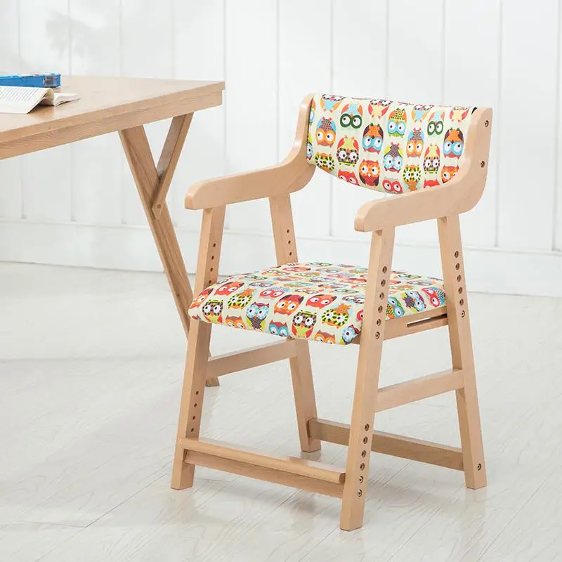 Стул для обучения детей стул учеников начальной школы домашний стол и деревянный