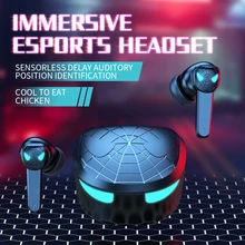 Wireless headset tws bluetooth compatible 5.1 in-ear sports gaming headset waterproof headset with microphone waterproof headset