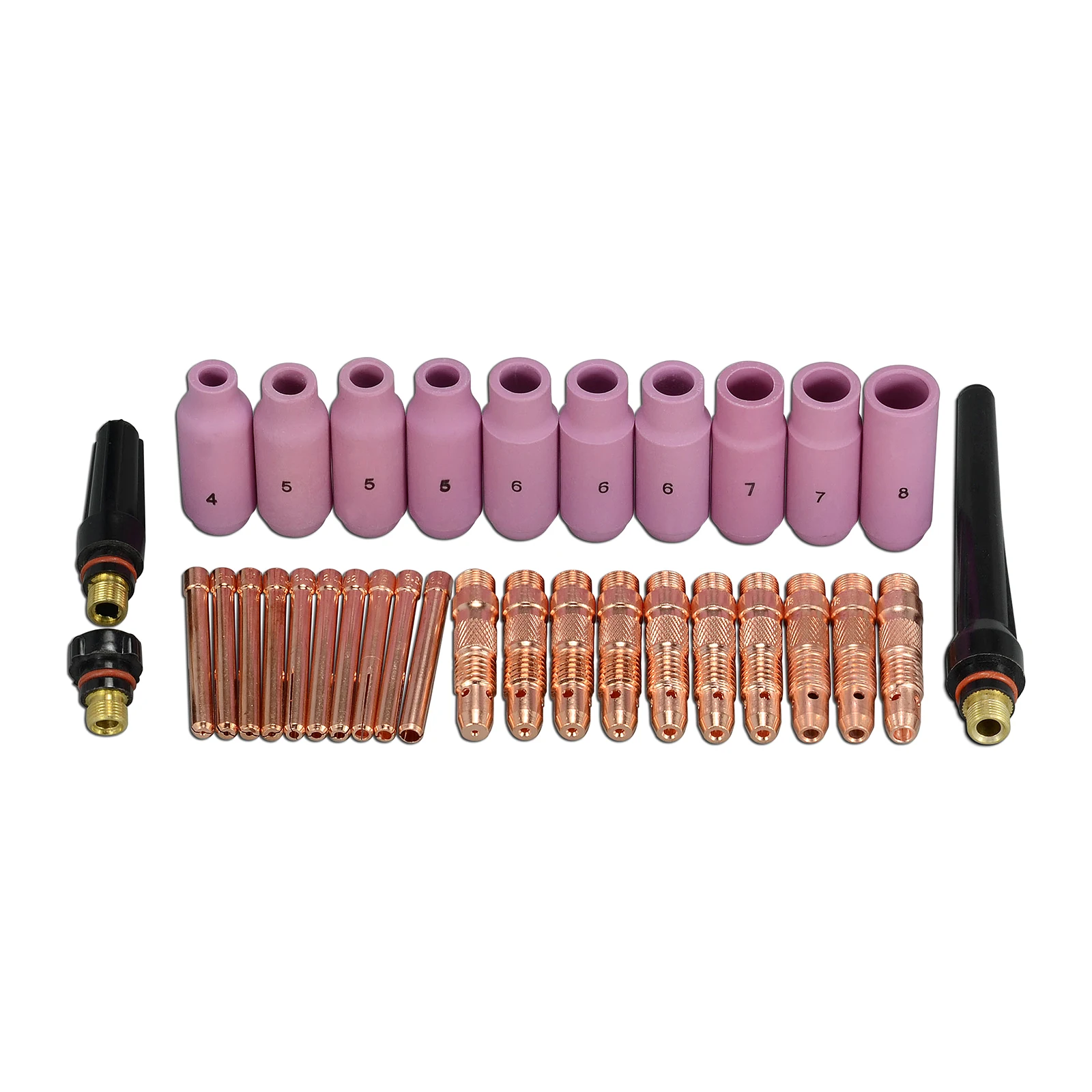 Комплект расходных материалов для фонарь TIG комплект аксессуаров сопла из