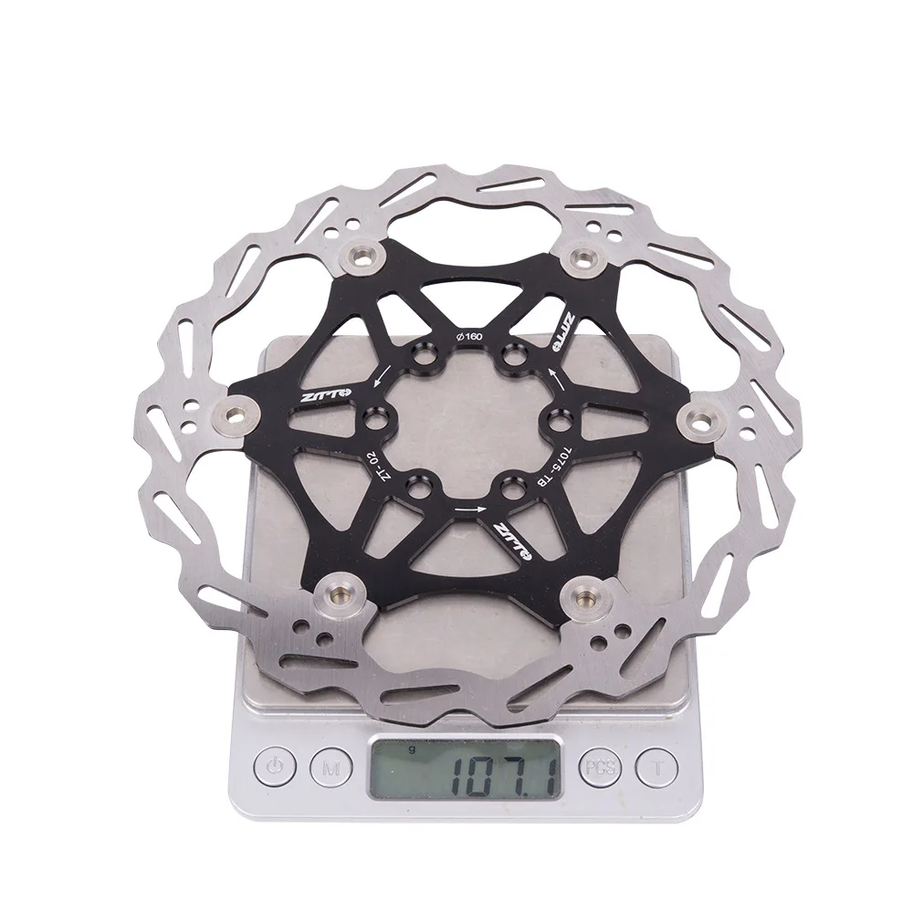 

Bicycle Brake Disc Mountain Bike Brake Rotor Strong Heat Dissipation Floating Rotor 160mm 180mm MTB Disc Brake Pad for Bicycle