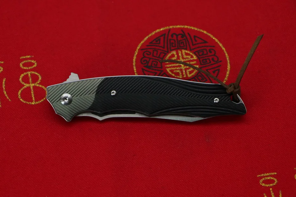 LOVOCOO стиль складной нож для кемпинга 14C28N стальное лезвие G10 Ручка наружные тактические ножи EDC ручные инструменты для выживания